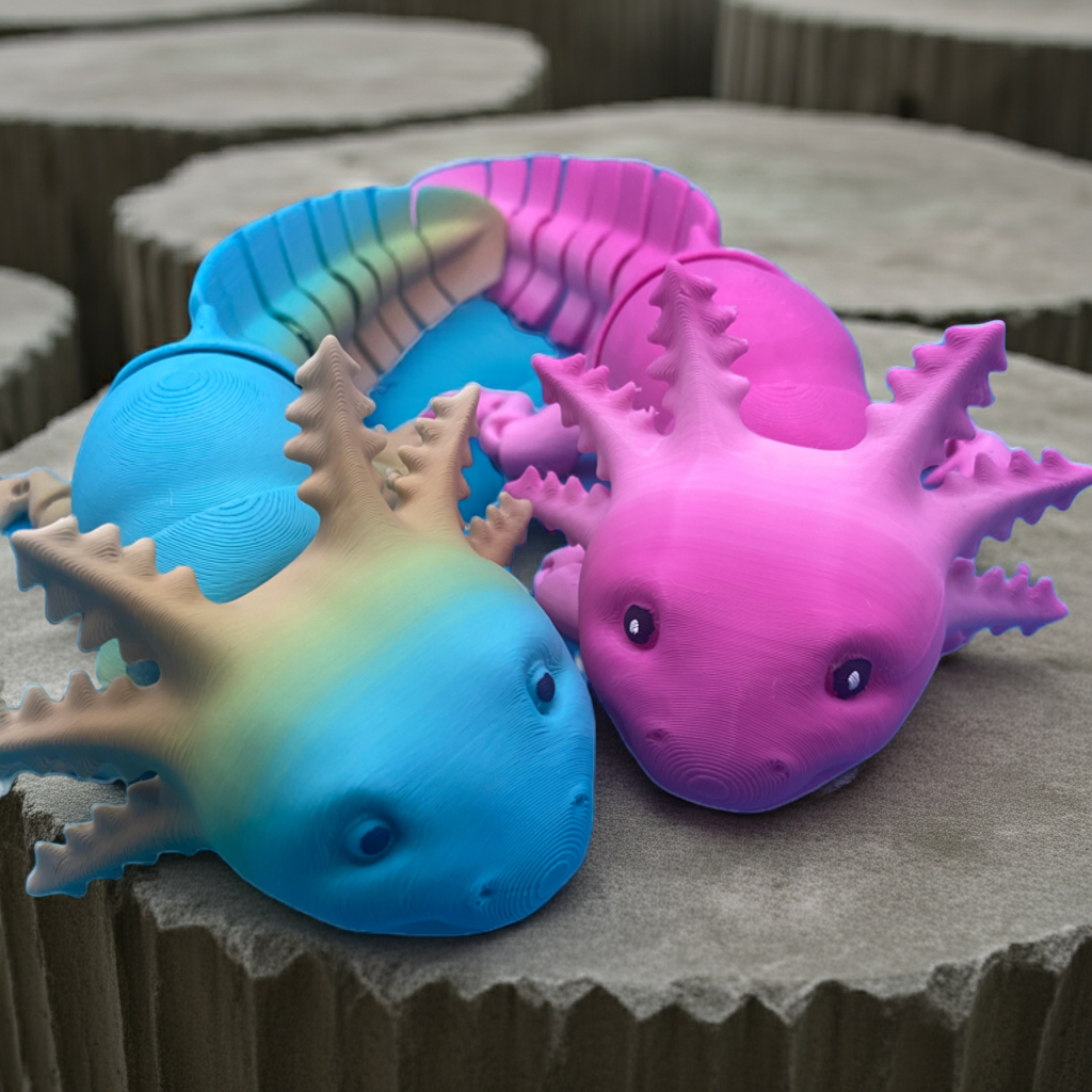 Biscuit the Axolotl (small size).