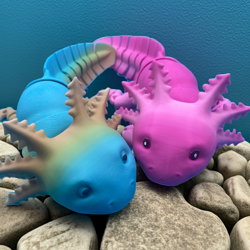 Biscuit the Axolotl (small size).