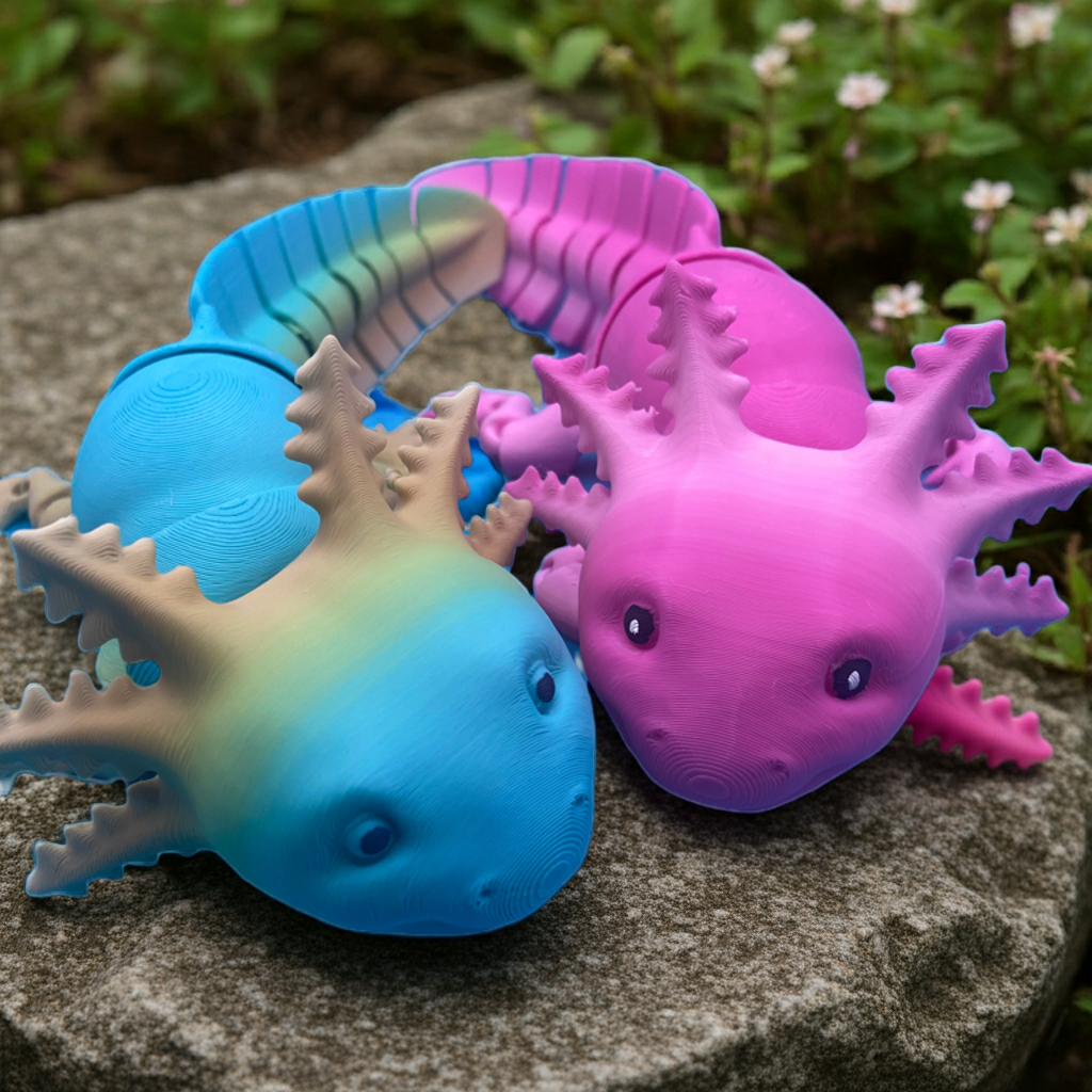 Biscuit the Axolotl (small size).