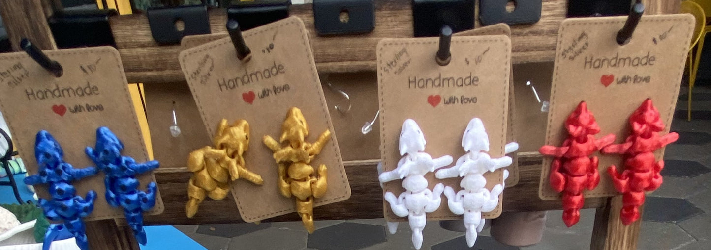 Nano Dragon earings