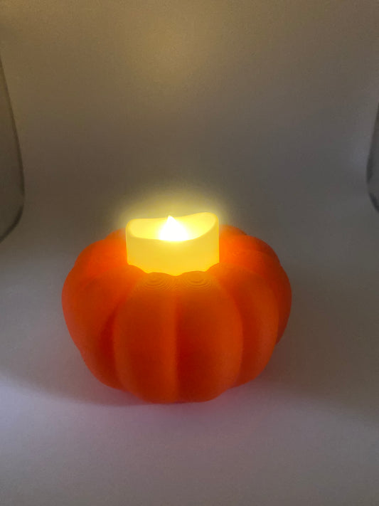 Pumpkin tea light